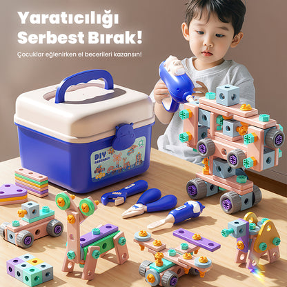 Bricco Hayal Gücü Kutusu – Zeka ve Motor Becerilerini Geliştiren Montaj Seti