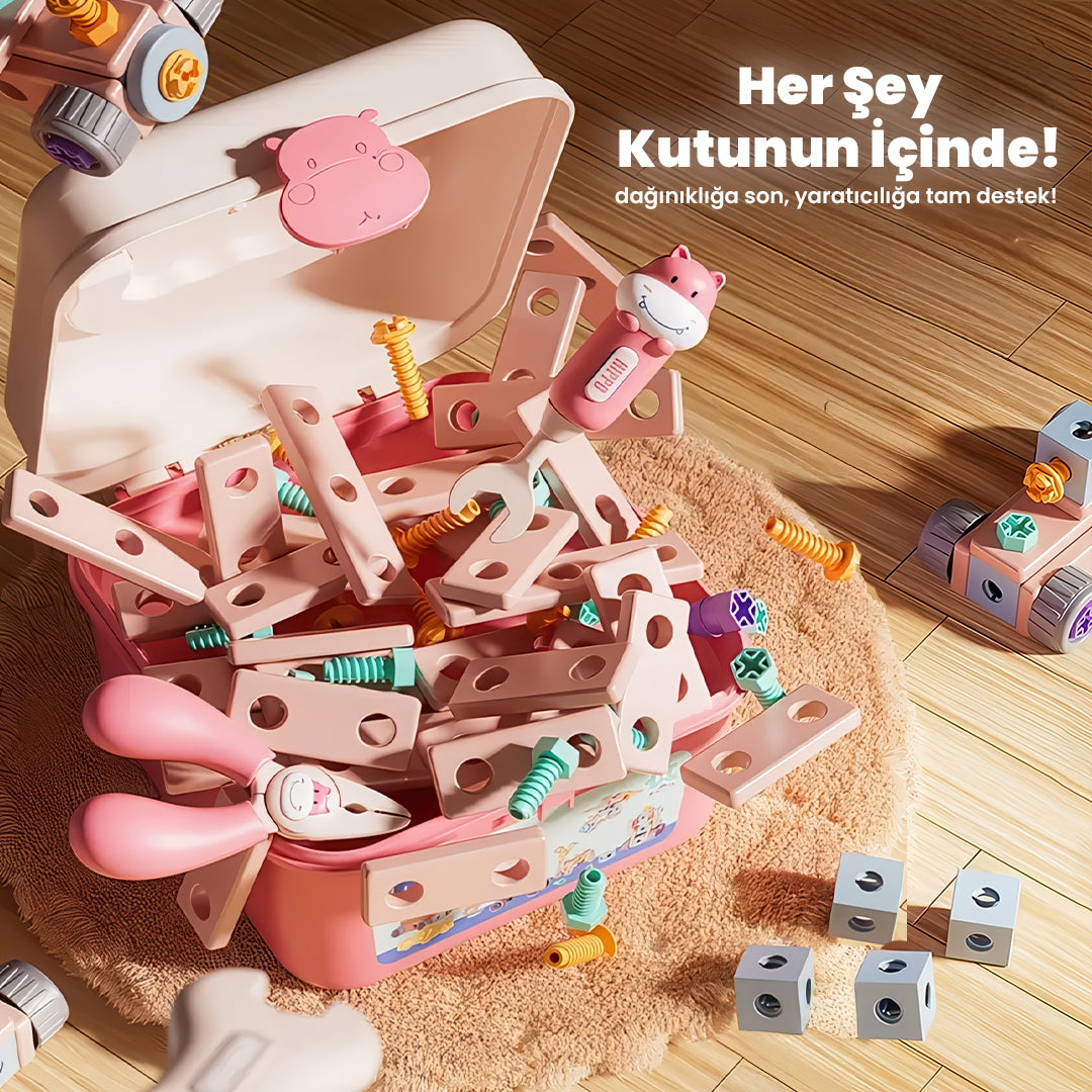Bricco Hayal Gücü Kutusu – Zeka ve Motor Becerilerini Geliştiren Montaj Seti